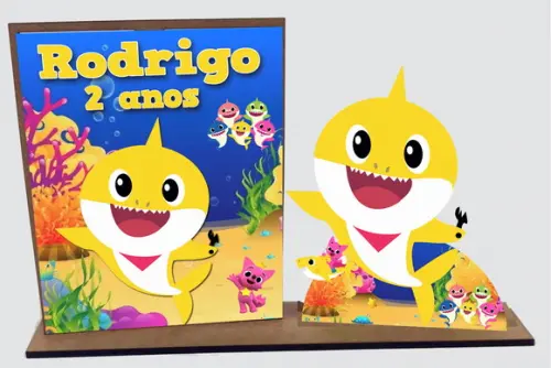Lembrancinha Baby Shark , com 10 Unidades