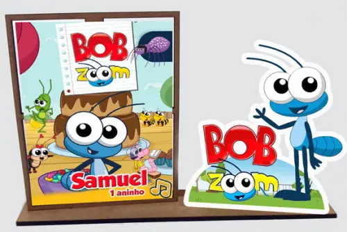 Lembrancinha Bob Zum , Porta Retrato com 10 Unidades