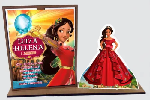 Lembrancinha Elena de Avalor, com 10 Unidades