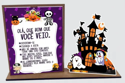 Lembrancinha Halloween, com 10 Unidades