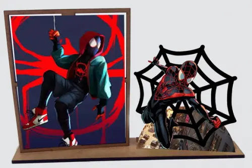 Lembrancinha Homem-aranha de Miles Morales, com 10 Unidades