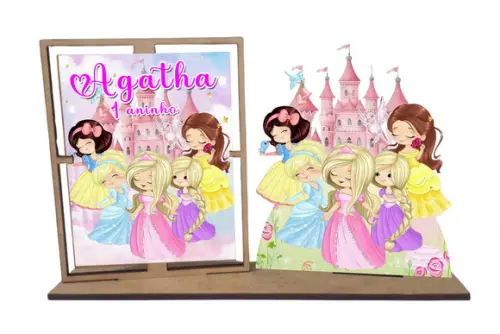 Lembrancinha Princesas Baby 10 Unidades Porta Retrato