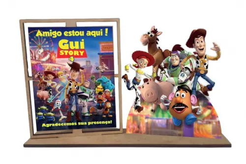Lembrancinha Toy Story , Porta Retrato com 10 Unidades