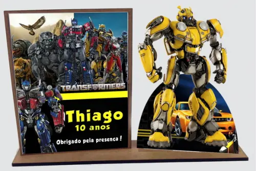 Lembrancinha Transformers , com 10 Unidadesporta Retrato