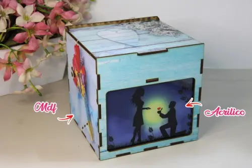 Presente Criativo Abajur Pedido de Casamento