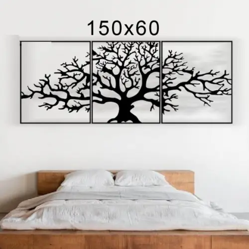 Quadro Arvore, Painel Decorativo Vasado 150x60