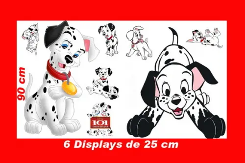 Totem de Chão Dalmatas e Displays de Mesa