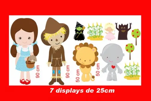 Totem de Chão Magico de Oz e Displays de Mesa