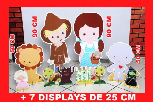 Totem de Chão Magico de Oz e Displays de Mesa