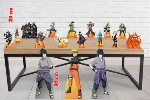 Totem de Chão Naruto 90 cm e Displays de Mesa