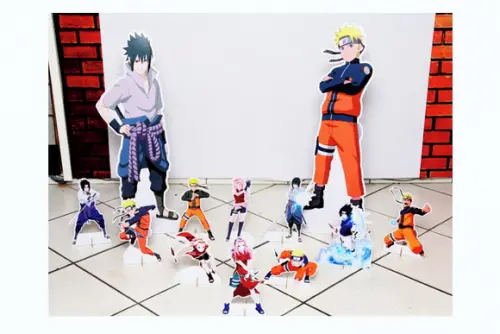 Totem de Chão Naruto e Displays de Mesa