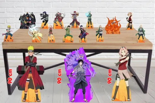 Totem de Chão Naruto e Displays Festa de Aniversário