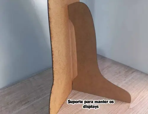 Totem de Chão Rapunzel e Displays de Mesa