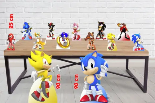 Totem de Chão Sonic e Displays de Mesa