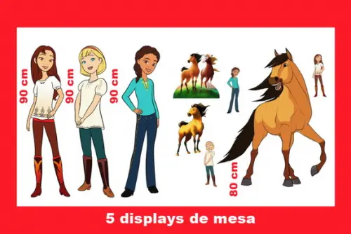 Totem de Chão Spirit e Displays de Mesa