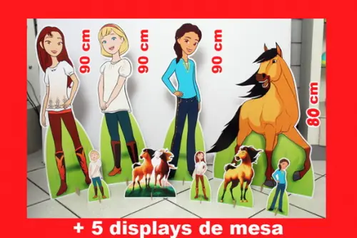 Totem de Chão Spirit e Displays de Mesa