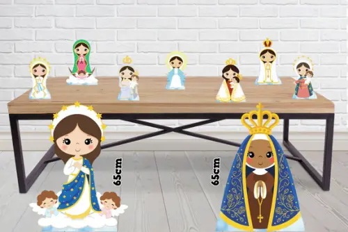 Totem e Display Nossa Senhora, para Decoração