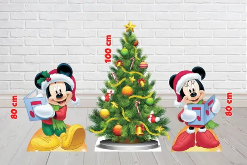 Totem Mickey e Minie Natal