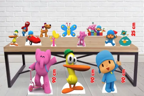 Totem Pocoyo Enfeite para Festa de Aniversario