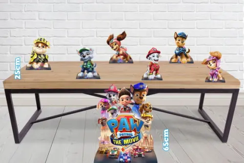 Totem Patrulha Canina Filme e Display para Decoração