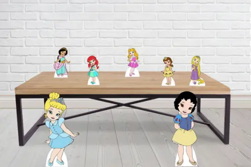 Totem Princesas Baby , para Decoração