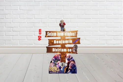 Totem Sinalização Sing 2