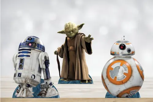 Totem Star Wars para Decoração Festa em mdf de 3mm