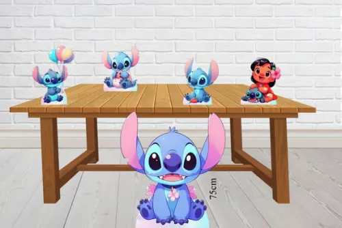 Totem Stitch Cute , para Decoração de Festa