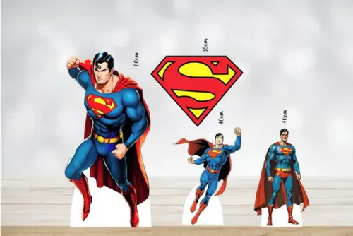 Totem Super Homem para Decoração