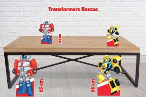 Totem Transformers Rescue e Display de Mesa