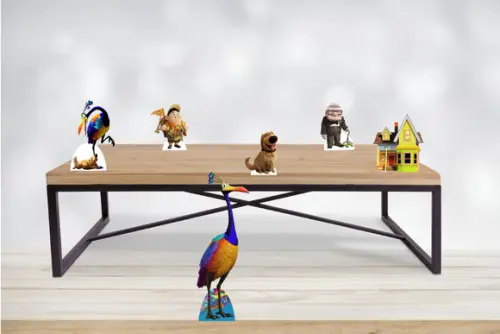Totem Up Altas Aventuras, Pássaro para Decorar Sua Festa