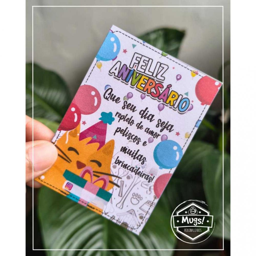 50 Cards sortidos Feliz Aniversário Cartão Feliz Aniversário p