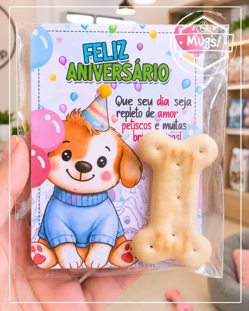 50 Cards sortidos para petistco pet Feliz Aniversário Cartão Fe