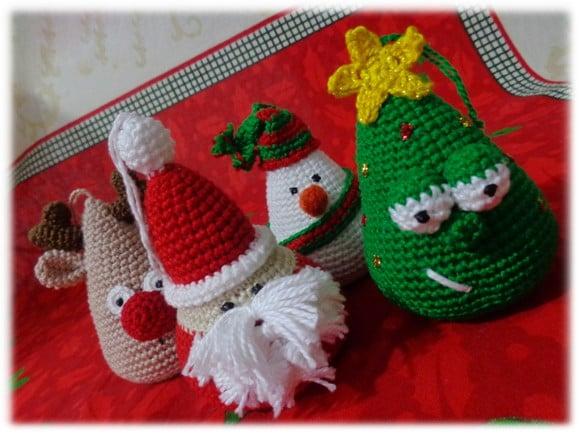 Enfeite de Natal (kit com 4 Unidades)