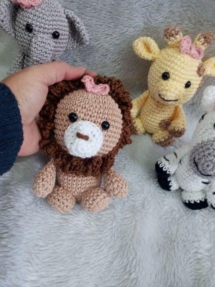Kit Safari Baby Amigurumi
