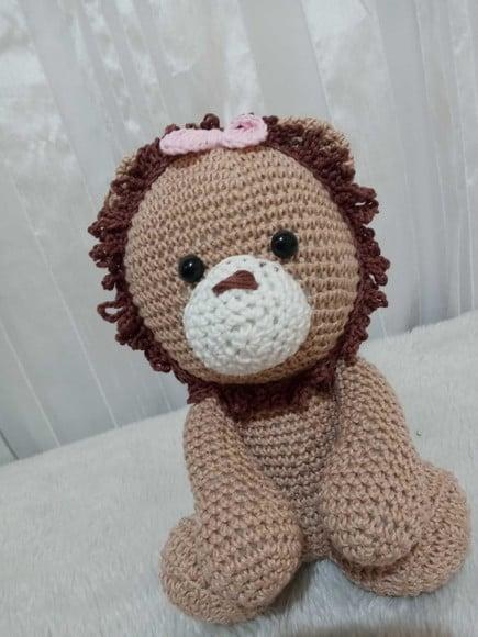 Leão Amigurumi
