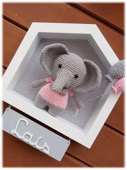 Porta Maternidade Casinha - Elefante
