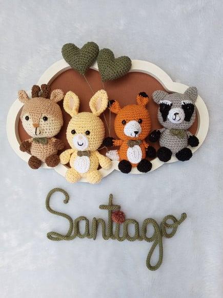Porta Maternidade Nuvem - Bosque Baby