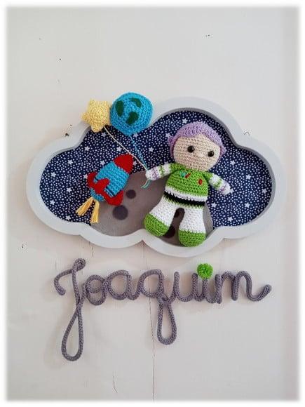 Porta Maternidade Nuvem - Buzz Lightyear