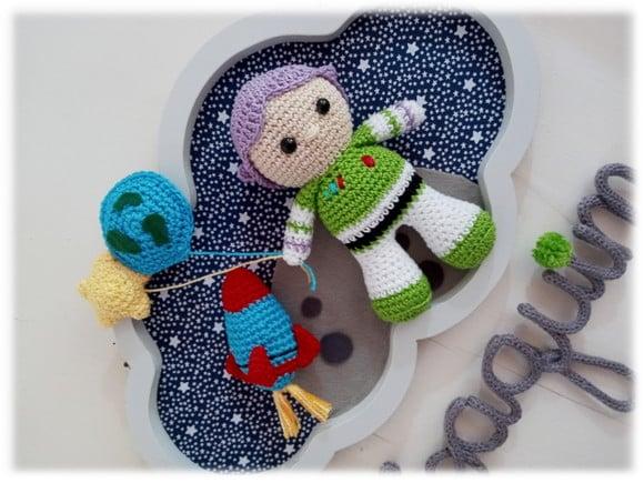 Porta Maternidade Nuvem - Buzz Lightyear