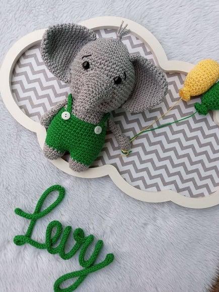Porta Maternidade Nuvem - Elefante