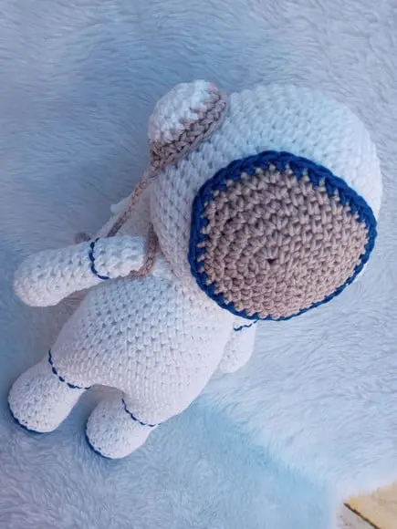 Astronauta em Amigurumi