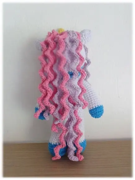 Boneca Unicónio Amigurumi