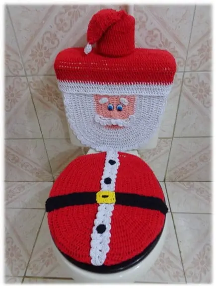 Jogo de Banheiro Papai Noel
