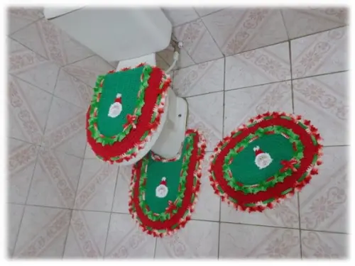 Jogo de Banheiro Natalino