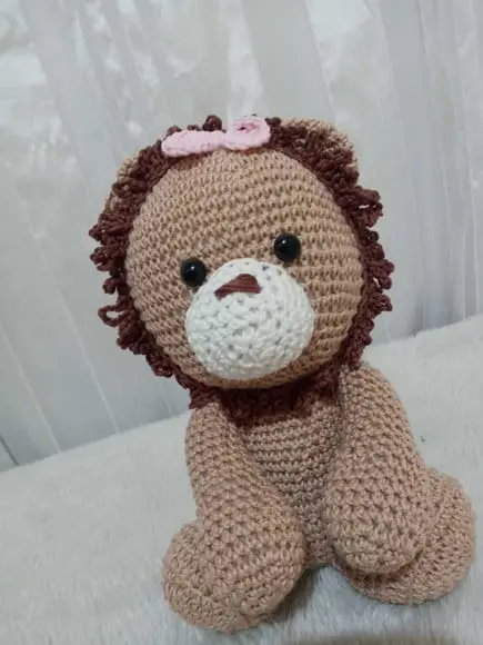 Leão Amigurumi