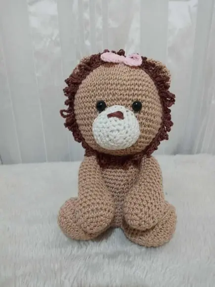Leão Amigurumi