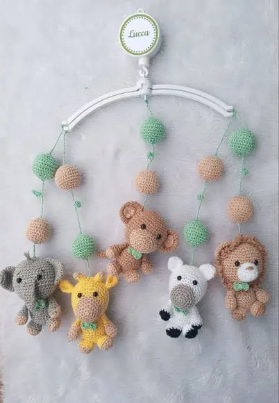 Mobile Musical Safari Baby