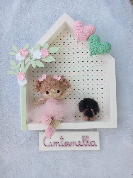 Porta Maternidade Casinha - Bailarina