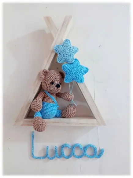 Porta maternidade Cabaninha - Urso
